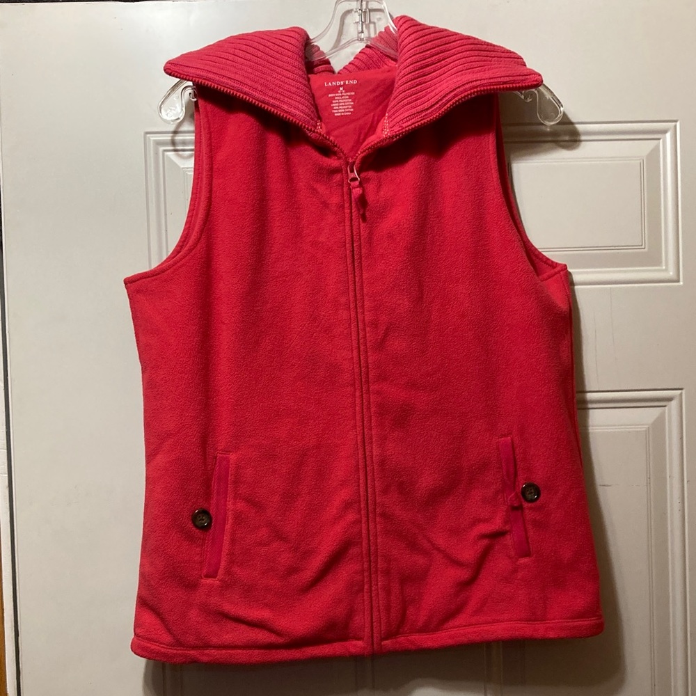 Lands' End‎ Vibrant Fleece Vest M